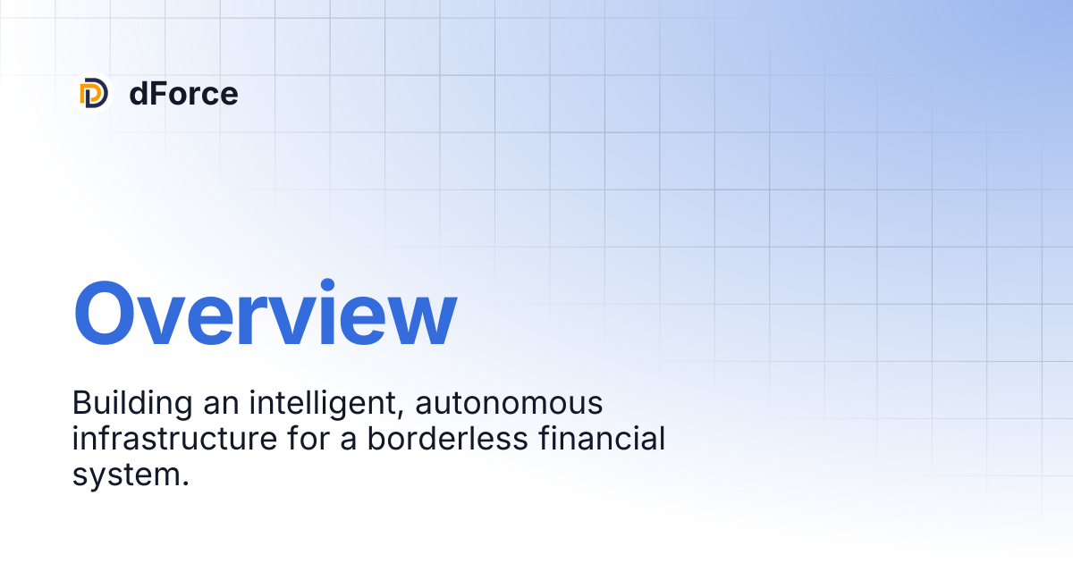 Overview | dForce